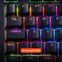 Teclado Sem Fio Mecânico Gamer Husky Nomadic, RGB, Switch Gateron G Pro Red, Bluetooth, ABNT2, Preto - HTG800PTVR