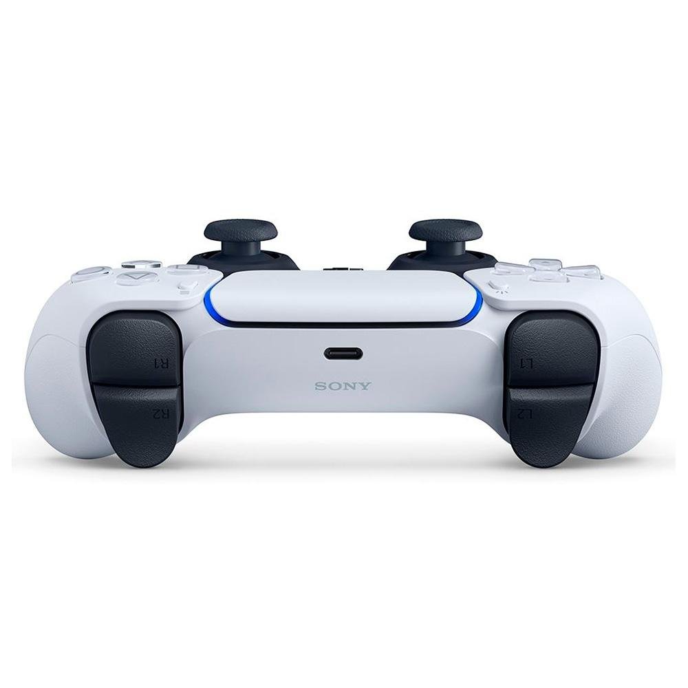 Console Sony PlayStation 5 Slim, Branco com 2 Controles Sony DualSense PS5 Sem Fio, Branco e 2 Jogos