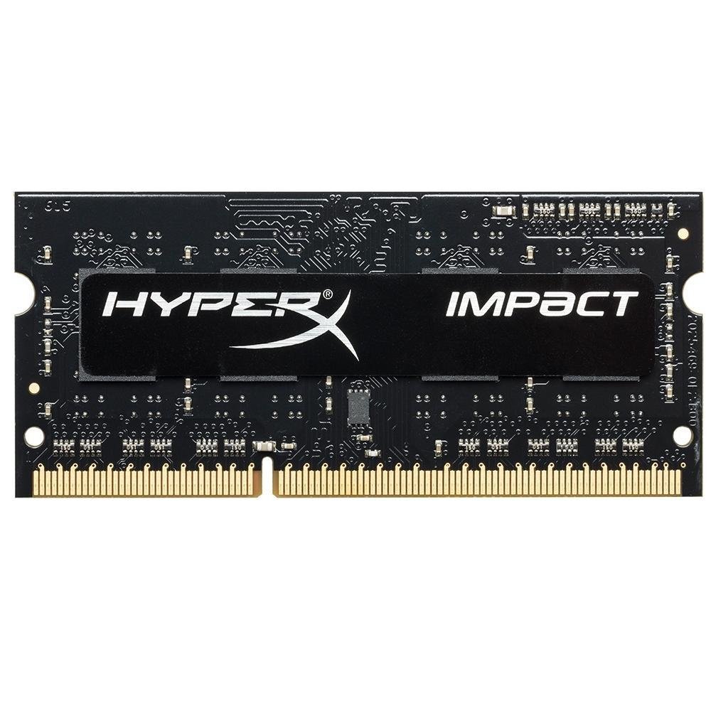 Memória Para Notebook HyperX Impact, 4GB, 1600MHz, DDR3L, CL9, Preto - HX316LS9IB/4 Memória Para Notebook HyperX Impact, 4GB, 1600MHz, DDR3L, CL9, Preto - HX316LS9IB/4