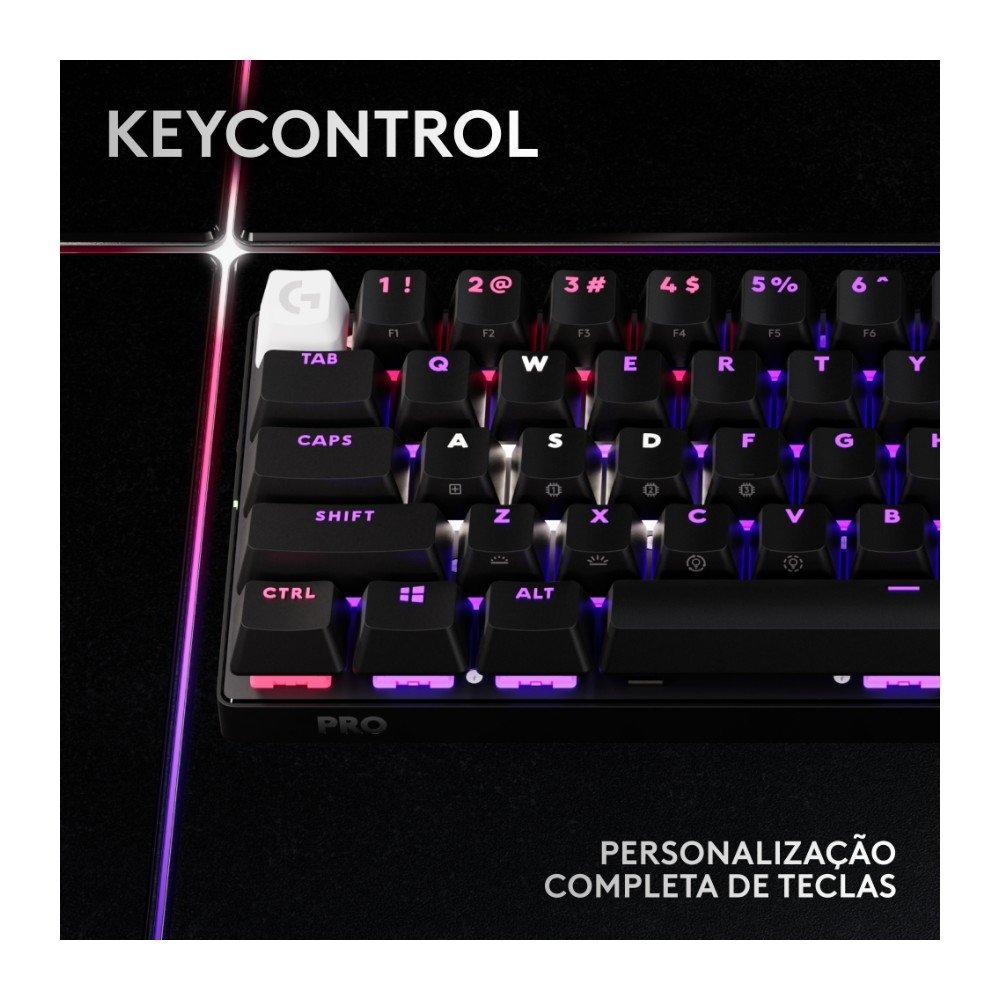 Teclado Mecânico Logitech G Pro X 60 Preto | KaBuM