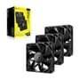 Kit com 3 Ventoinhas Corsair iCUE LINK RX120, 120mm, Preto - CO-9051010-WW