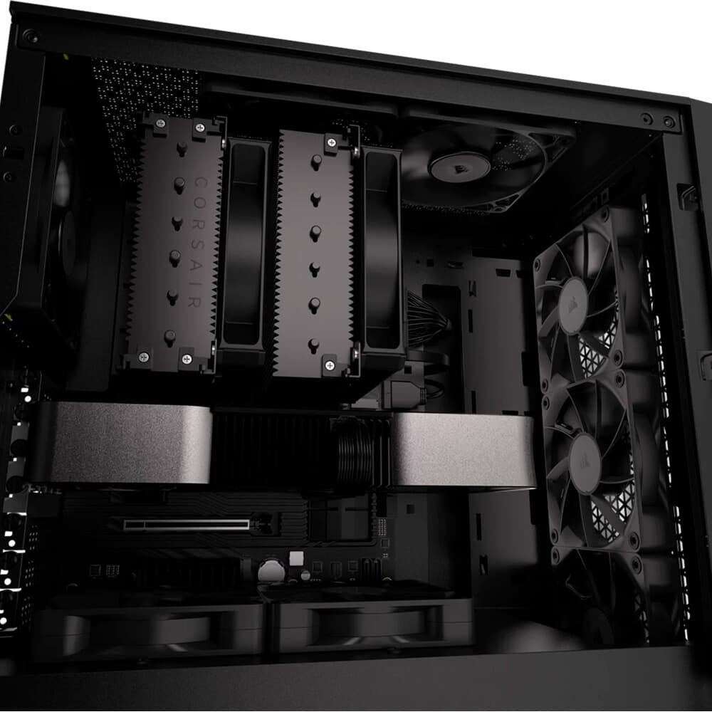 Kit com 3 Ventoinhas Corsair iCUE LINK RX120, 120mm, Preto - CO-9051010-WW