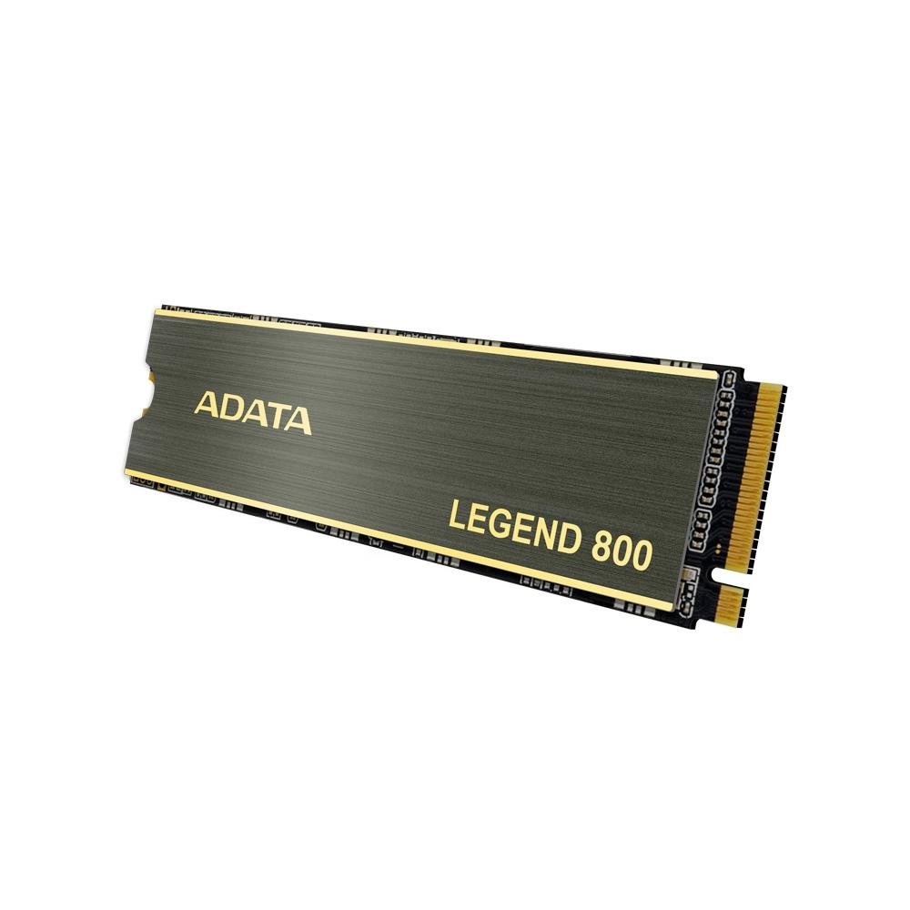 SSD ADATA M.2 2280, 1TB, NVME, PCIe gen 4x4, Leitura: 3.500MB/s e Gravação: 2.800MB/s, Preto - ALEG-800-1000GCS