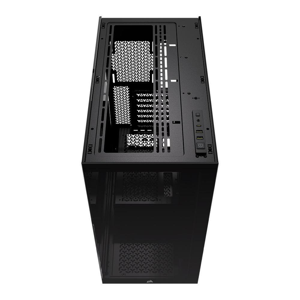 Gabinete Gamer Corsair 3500X Mid Tower, E-ATX, Frontal e Lateral em Video Temperado, Sem FANs, Preto - CC-9011276-WW Gabinete Gamer Corsair 3500X Mid Tower, E-ATX, Frontal e Lateral em Video Temperado, Sem FANs, Preto - CC-9011276-WW