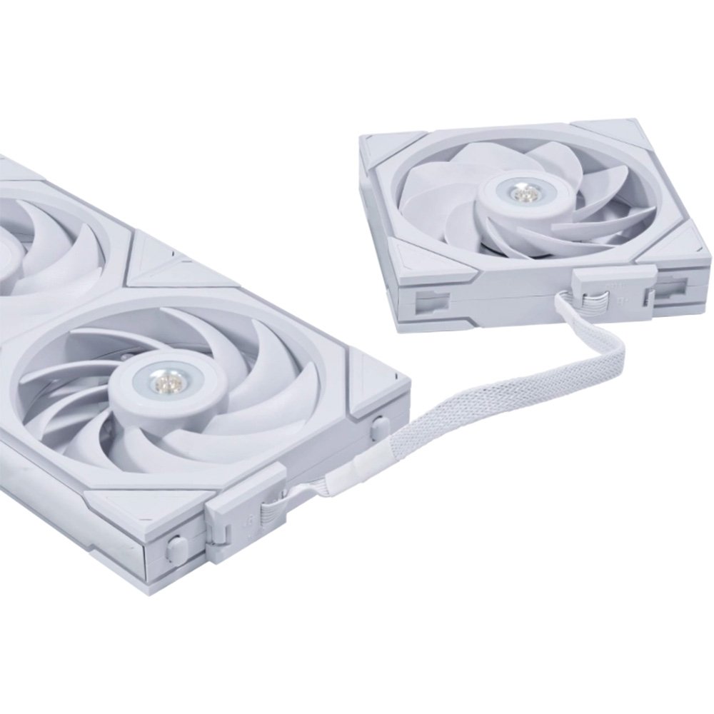 Ventoinha Lian Li UNI FAN TL, 120mm, ARGB, Reverse Blade, Branca - 12RTL1W WHITE