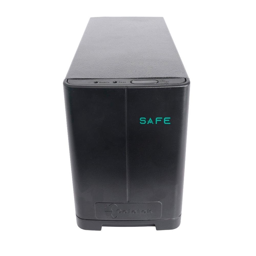 Nobreak Coletek UPS SAFE 1400VA, AUT, 2 Baterias, 8 Tomadas, Preto - SAFE1400-USB