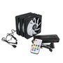 Kit com 3 Ventoinhas Husky Arctic Breeze, 120mm, Iluminação ARGB, Preto - HKCF300PT