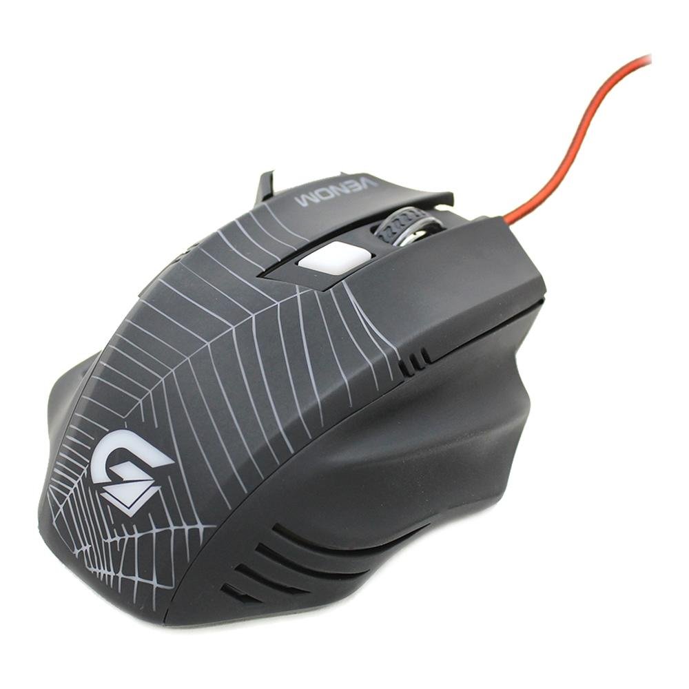 Mouse Gamer Fortrek USB Spider Venom OM704 Preto 55820 Mouse Gamer Fortrek USB Spider Venom OM704 Preto 55820
