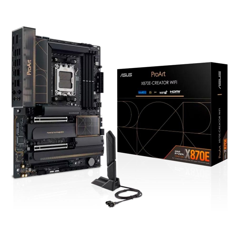 Placa Mãe Asus PROART X870E-CREATOR | KaBuM!