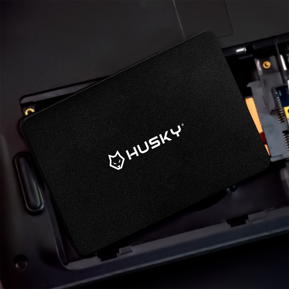 SSD Husky 128GB, SATA III, 2.5", Leitura 500MB/s, Gravação 450MB/s, Preto - HSSD001128