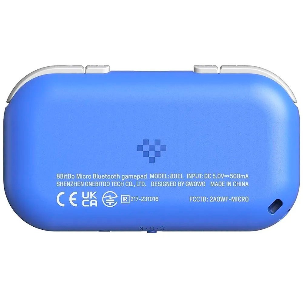Controle Bluetooth 8BitDo, Micro Gamepad (Azul) - 80EL02