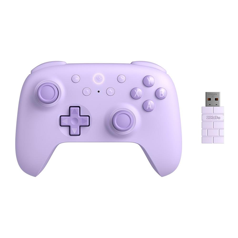 Controle Wireless 8BitDo Ultimate 2C, Roxo - 81HD01 Controle Wireless 8BitDo Ultimate 2C, Roxo - 81HD01