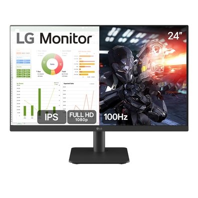 Monitor Gamer LG 24" Full HD IPS 100Hz - 24MS500...
