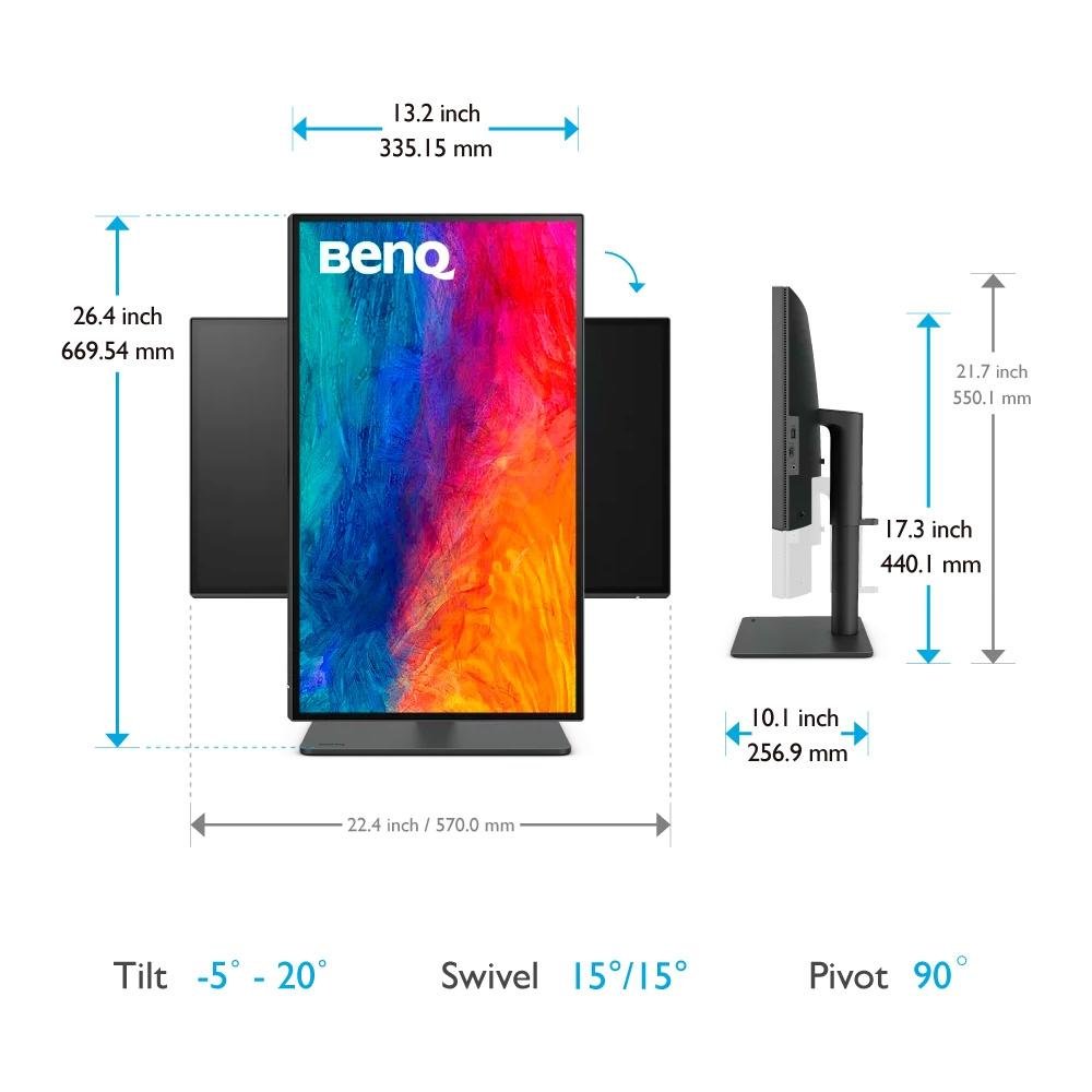 Monitor Profissional BenQ PD2506Q 25