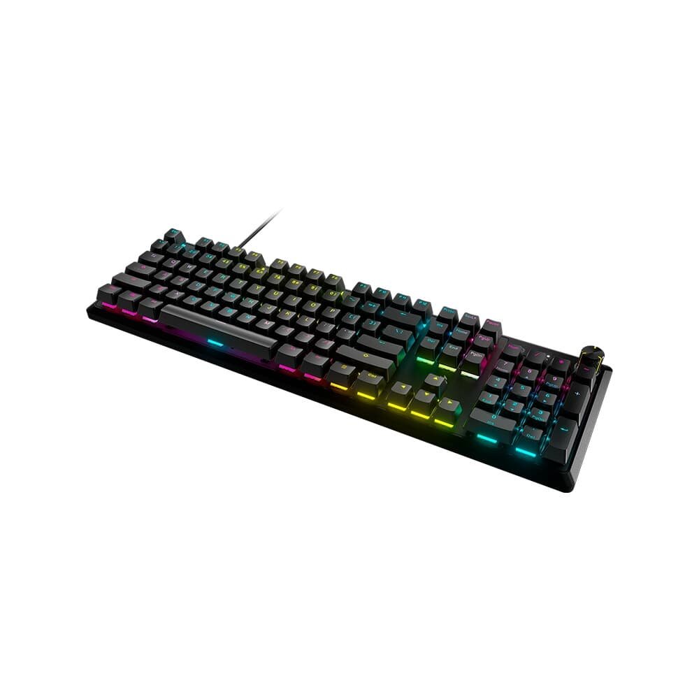 Teclado Gamer Mecânico Corsair K70 Core RGB, Teclas lineares Vermelho, USB 3.0, Preto - CH-910971E-NA