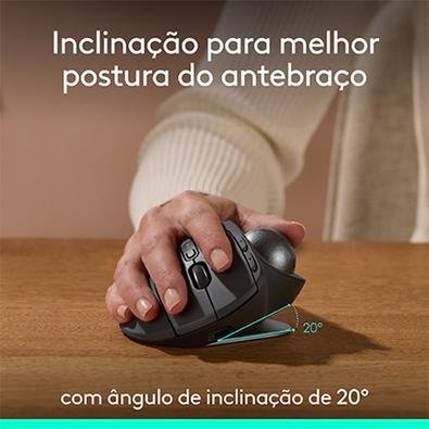Mouse sem Fio Logitech MX Ergo S | KaBuM!