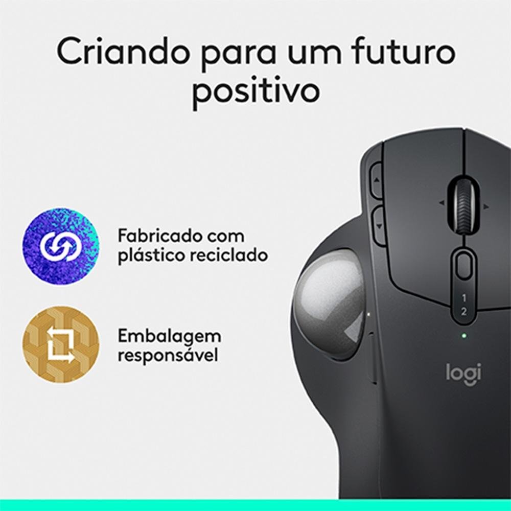 Mouse sem Fio Logitech MX Ergo S | KaBuM!