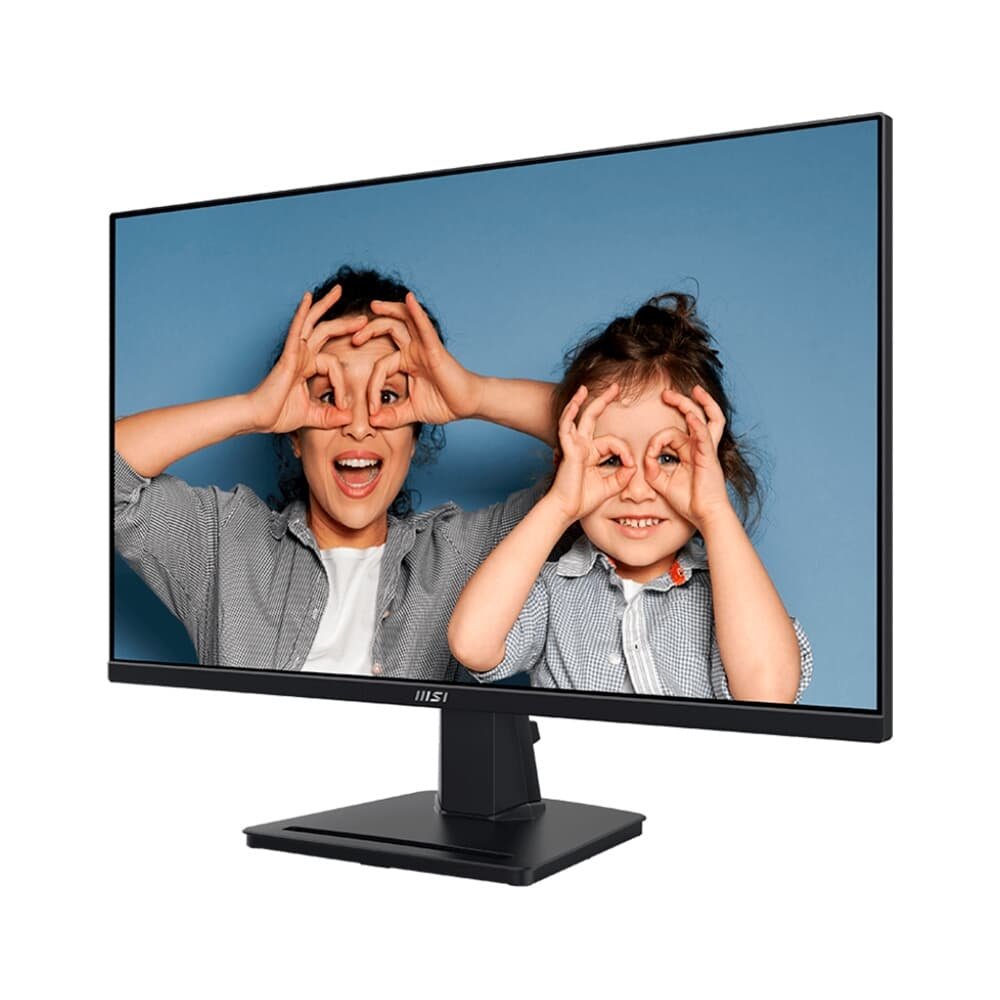 Monitor MSI PRO MP275 27" FHD, Tela Flat, IPS, 100Hz, 1ms, HDMI e VGA, Anti-reflexo, Alto-falantes Embutidos, Preto - 9S6-3PC3CM-001