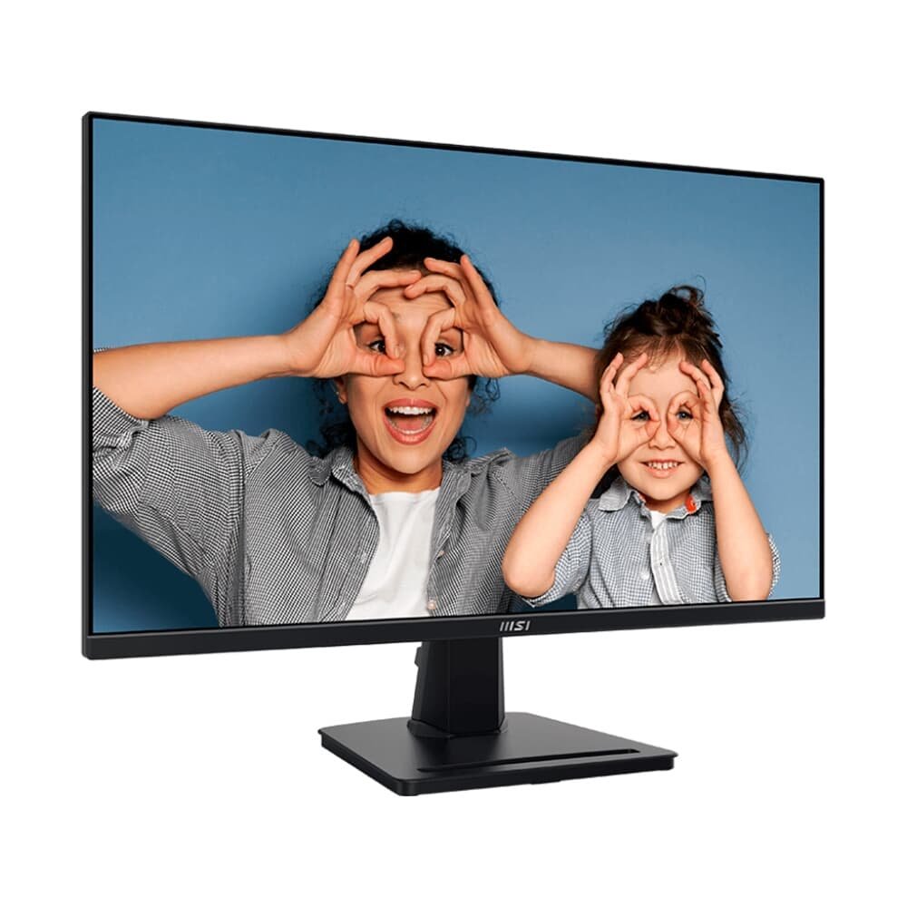 Monitor MSI PRO MP275 27" FHD, Tela Flat, IPS, 100Hz, 1ms, HDMI e VGA, Anti-reflexo, Alto-falantes Embutidos, Preto - 9S6-3PC3CM-001