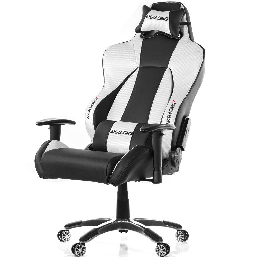 Cadeira Gamer AKRacing Premium V2, Black Silver - 10047-2 | KaBuM!