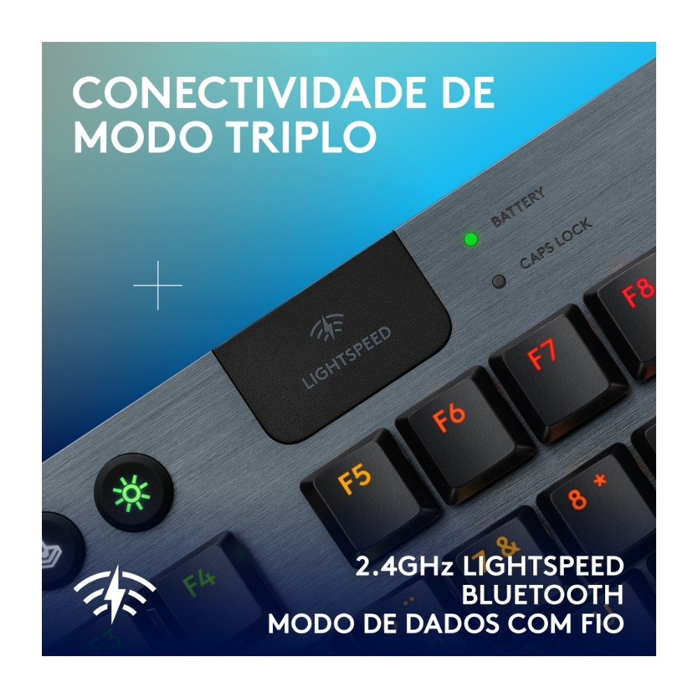 Teclado Logitech G915 X Lightspeed TKL | KaBuM!