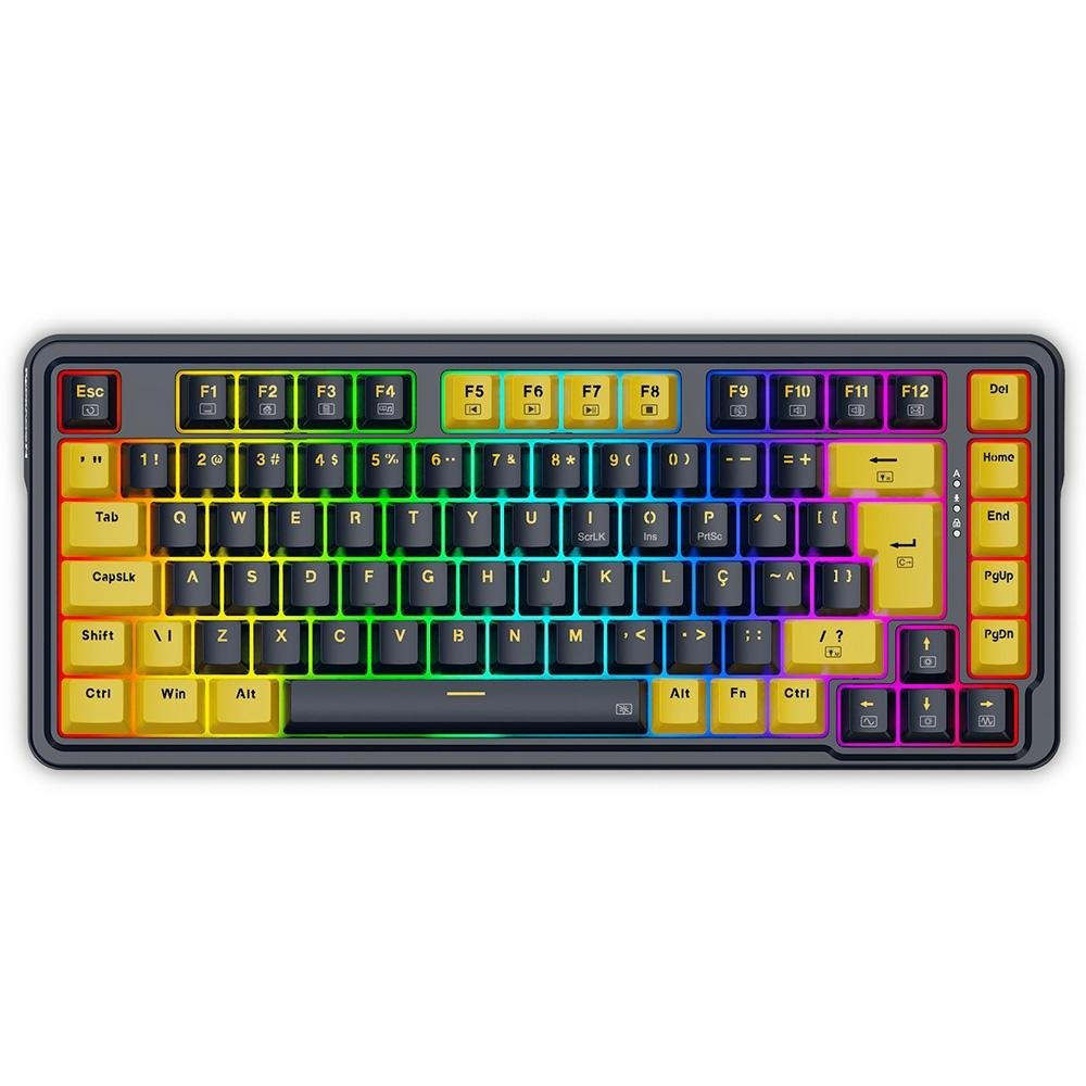 Teclado Sem Fio Redragon ELF RGB | KaBuM!