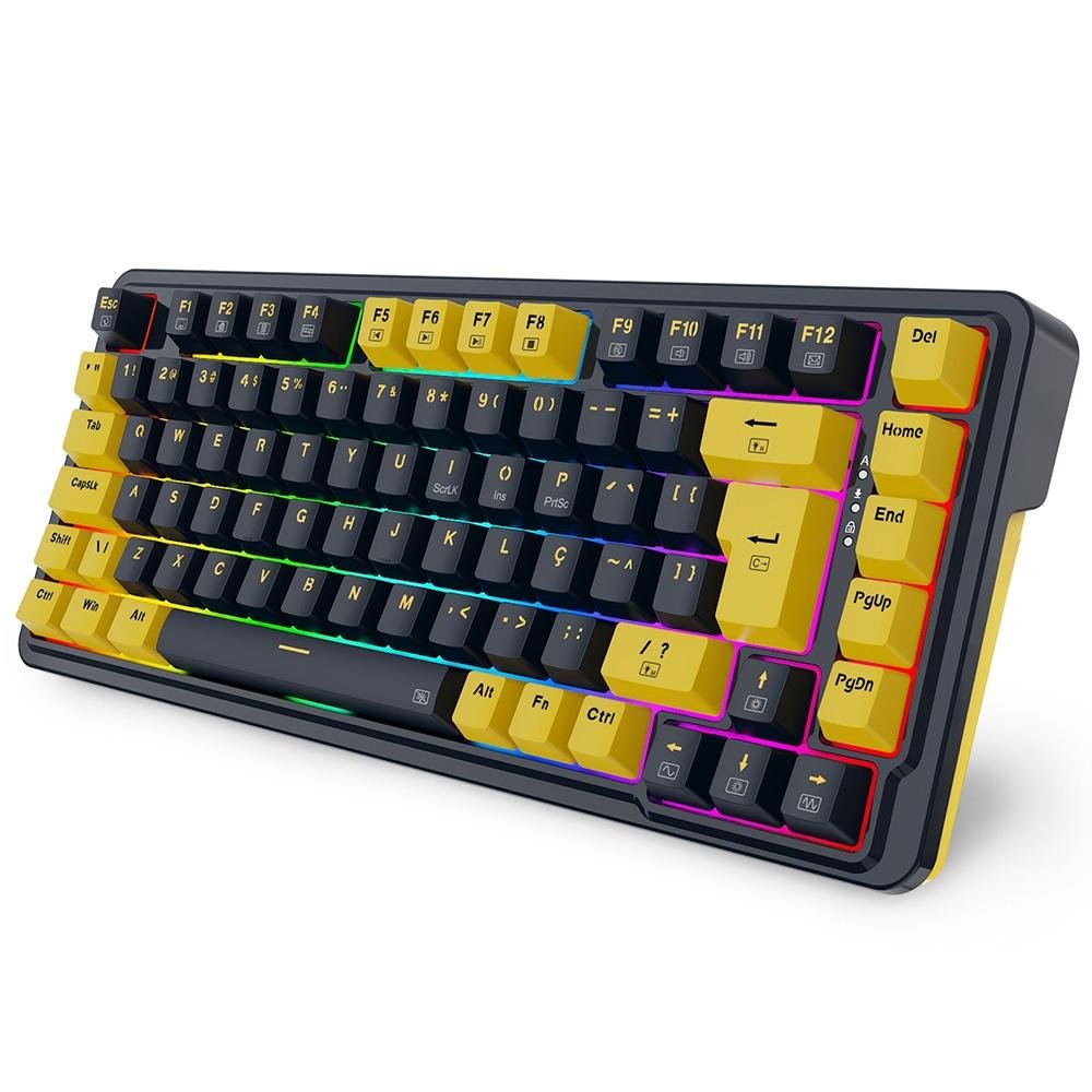 Teclado Sem Fio Redragon ELF RGB | KaBuM!