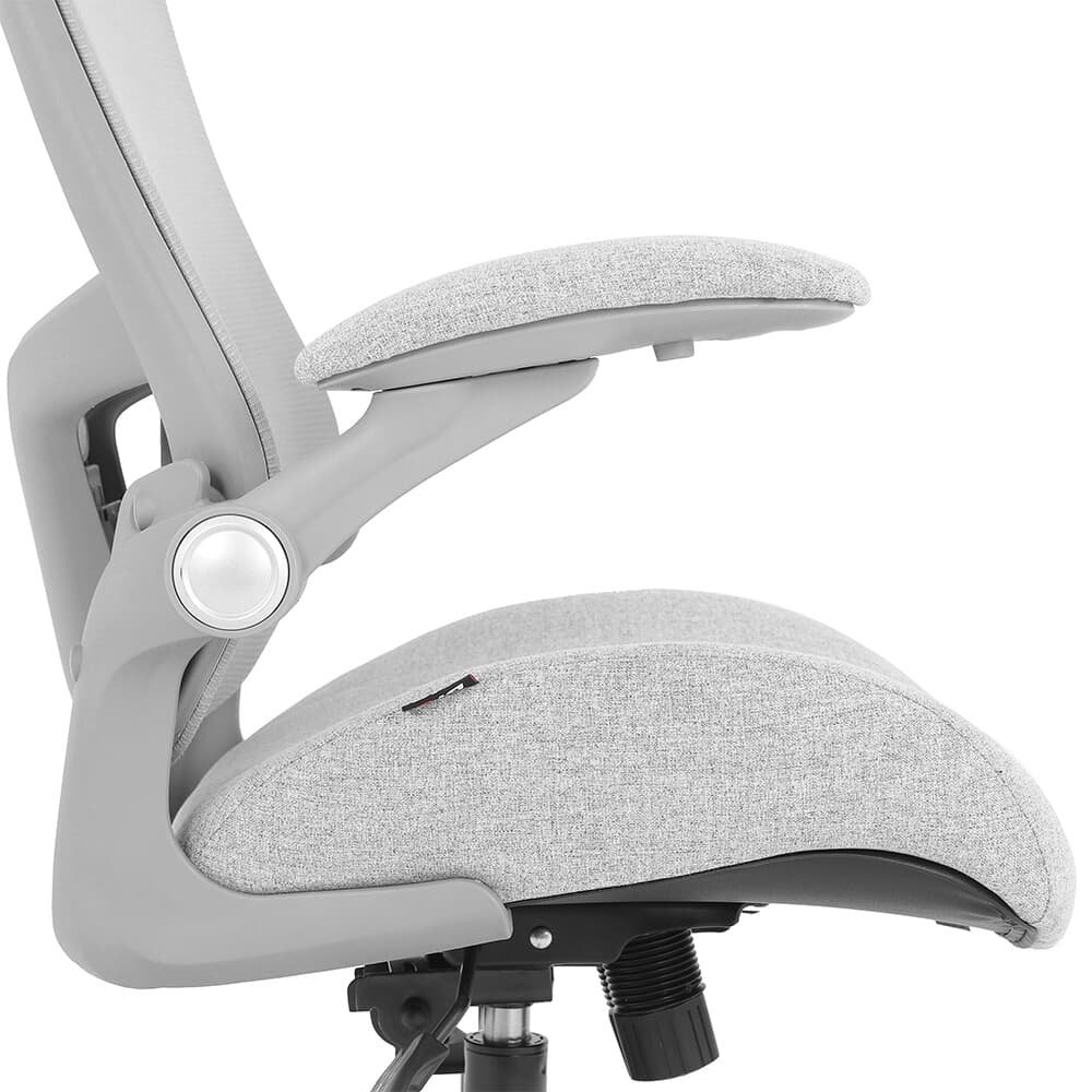 Cadeira de Escritório Ergonômica DT3 Vita Super H, Até 110Kg, Com Apoio de Cabeça, Cinza - 14392-9 Cadeira de Escritório Ergonômica DT3 Vita Super H, Até 110Kg, Com Apoio de Cabeça, Cinza - 14392-9