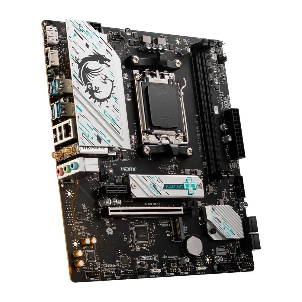 Placa Mãe MSI B650M GAMING WIFI, AMD AM5, mATX, DDR5, Wi-Fi, Preto - B650M GAMING WIFI