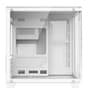 Gabinete Gamer Hyrax HGB750, Mini Tower, M-ATX, Frontal Curvo e Lateral em Vidro Temperado, Sem FANs, Branco - HGB750W
