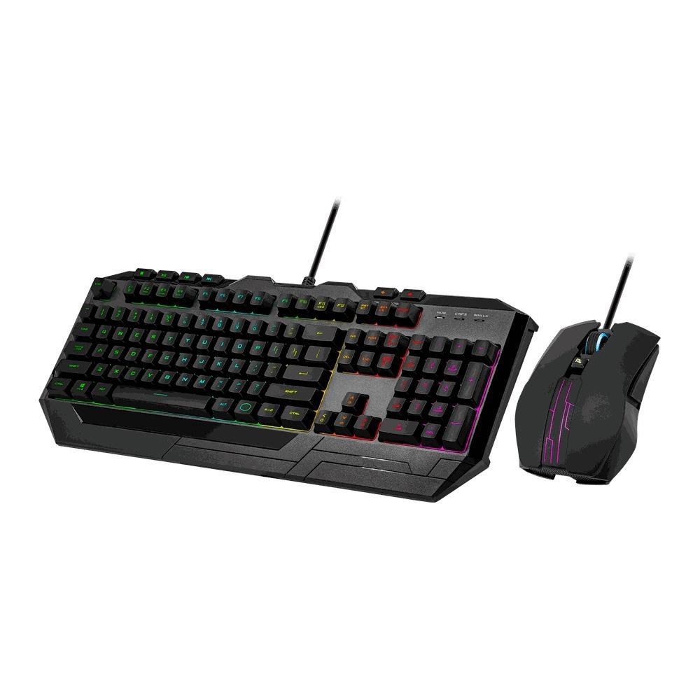 Kit Teclado e Mouse Gamer Cooler Master Devastador 3, RGB, 4800 DPI, US, Preto - SGB-3000-KKMF4-US Kit Teclado e Mouse Gamer Cooler Master Devastador 3, RGB, 4800 DPI, US, Preto - SGB-3000-KKMF4-US