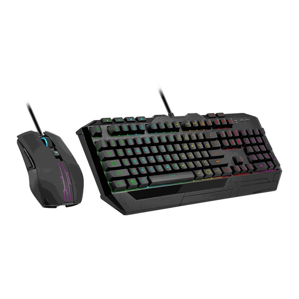 Kit Teclado e Mouse Gamer Cooler Master Devastador 3, RGB, 4800 DPI, US, Preto - SGB-3000-KKMF4-US Kit Teclado e Mouse Gamer Cooler Master Devastador 3, RGB, 4800 DPI, US, Preto - SGB-3000-KKMF4-US