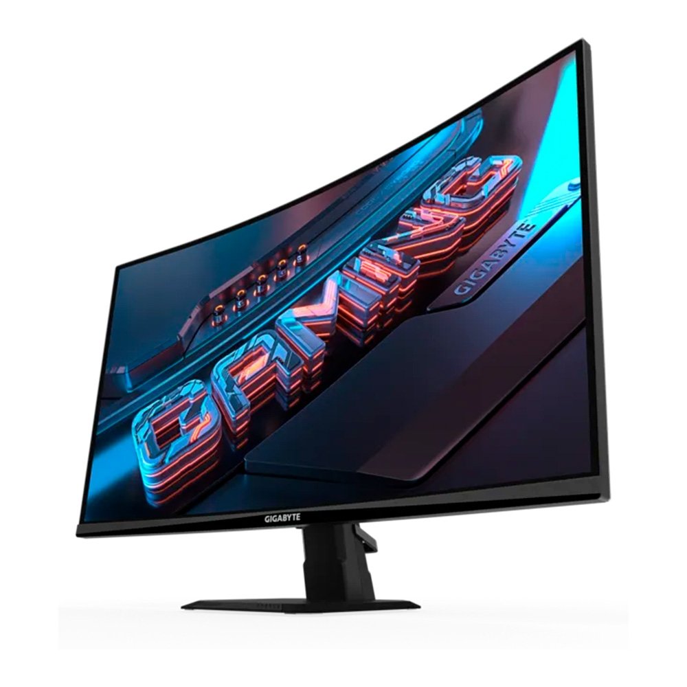 Monitor Gamer Gigabyte 27" QHD, 180Hz, 1ms, VA, DisplayPort 1.4 e HDMI 2.0, 122% sRGB, HDR, FreeSync - GS27QCA-SA
