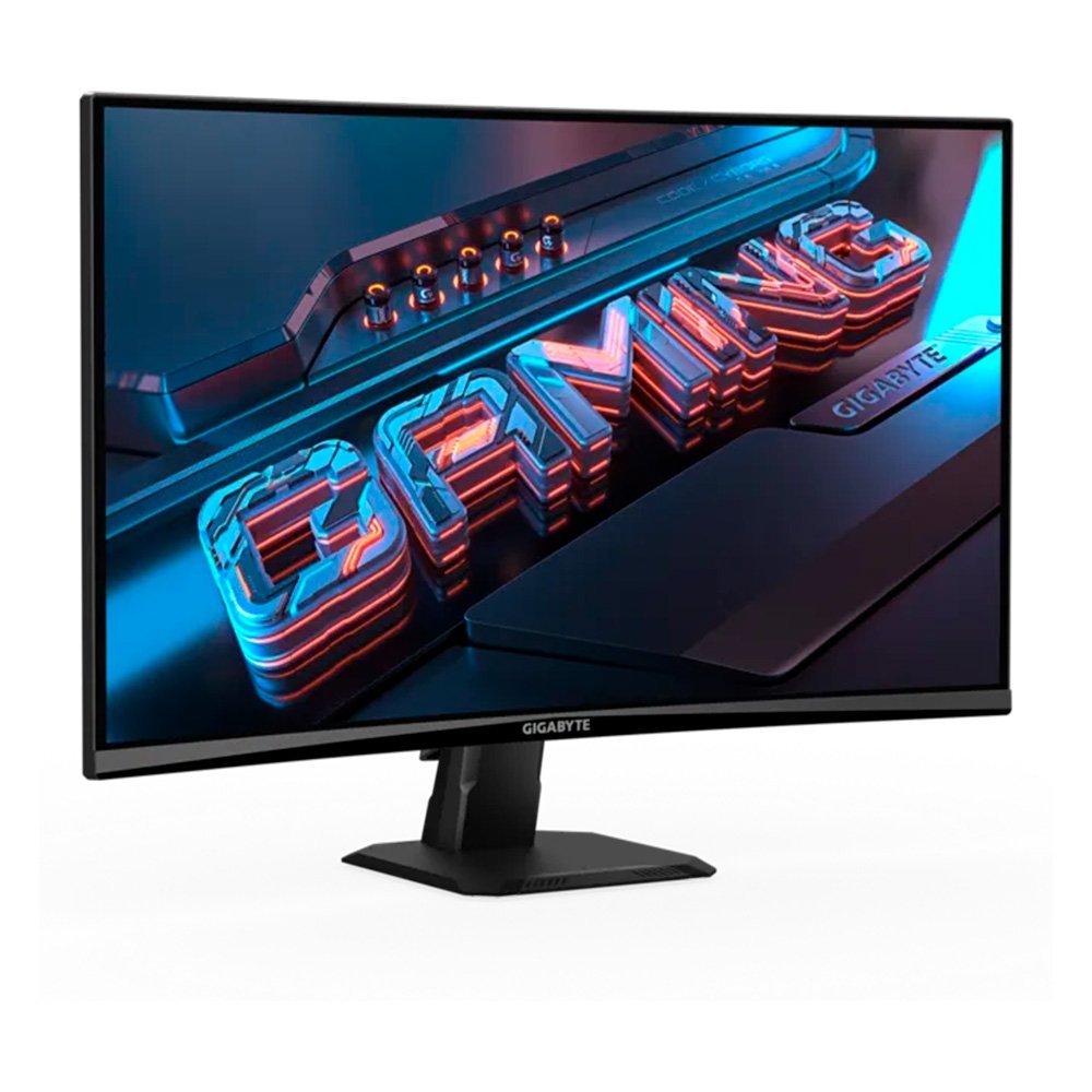 Monitor Gamer Gigabyte 27" QHD, 180Hz, 1ms, VA, DisplayPort 1.4 e HDMI 2.0, 122% sRGB, HDR, FreeSync - GS27QCA-SA