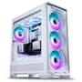 Gabinete Gamer Phanteks Eclipse G400a, Mid Tower, Lateral em Vidro, Com 4 Fan, Branco - PH-EC400GA_DMW01