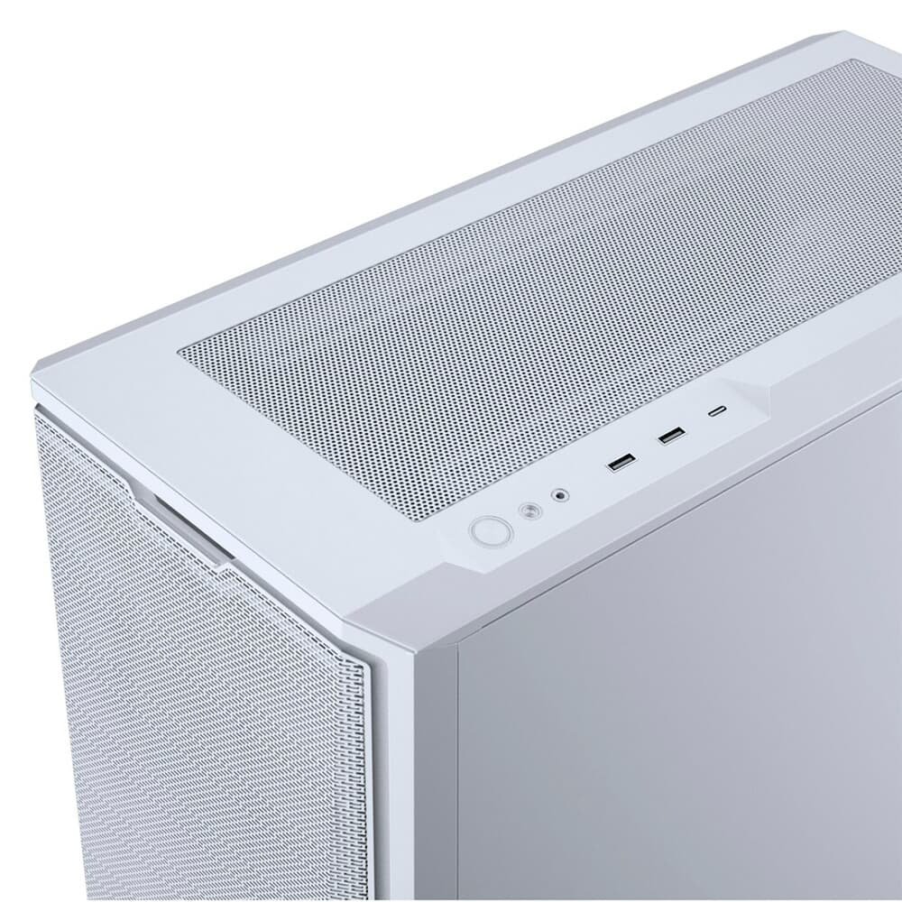 Gabinete Gamer Phanteks Eclipse G400a, Mid Tower, Lateral em Vidro, Com 4 Fan, Branco - PH-EC400GA_DMW01 Gabinete Gamer Phanteks Eclipse G400a, Mid Tower, Lateral em Vidro, Com 4 Fan, Branco - PH-EC400GA_DMW01