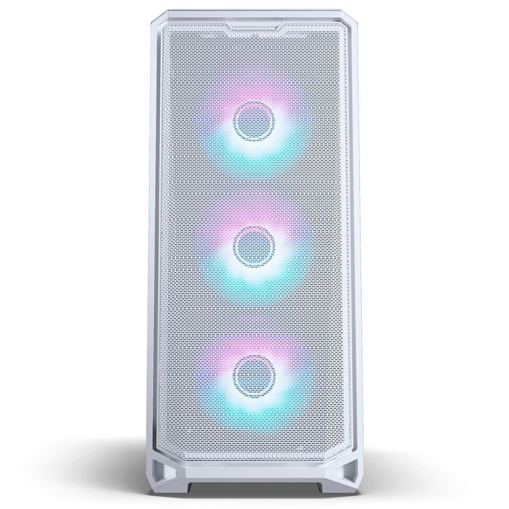 Gabinete Gamer Phanteks Eclipse G400a, Mid Tower, Lateral em Vidro, Com 4 Fan, Branco - PH-EC400GA_DMW01 Gabinete Gamer Phanteks Eclipse G400a, Mid Tower, Lateral em Vidro, Com 4 Fan, Branco - PH-EC400GA_DMW01