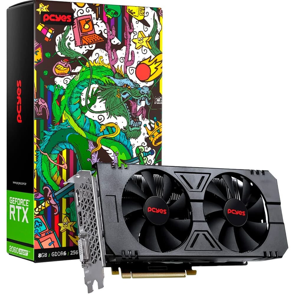Placa de Vídeo Pcyes Rtx 2060 Super | KaBuM!
