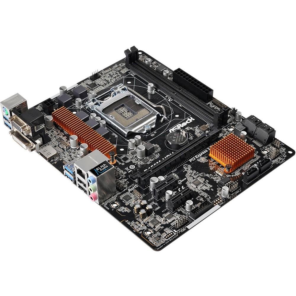 Placa-Mãe ASRock B150M-HDV, Intel LGA 1151, mATX , DDR4 Placa-Mãe ASRock B150M-HDV, Intel LGA 1151, mATX , DDR4