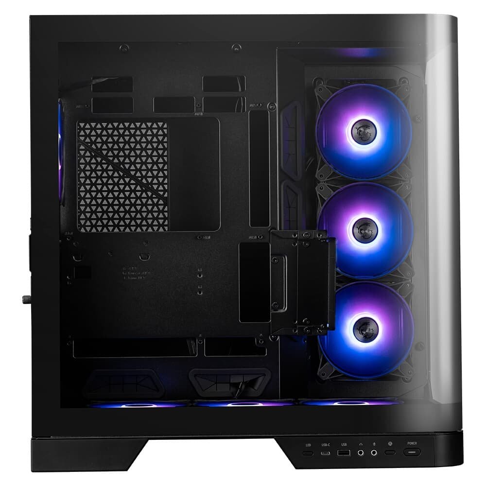 Gabinete Gamer MSI MAG Pano 120R PZ, Mid Tower, Vidro Panoramico, 4x FANs ARGB, ATX, Preto - PANO120RPZ