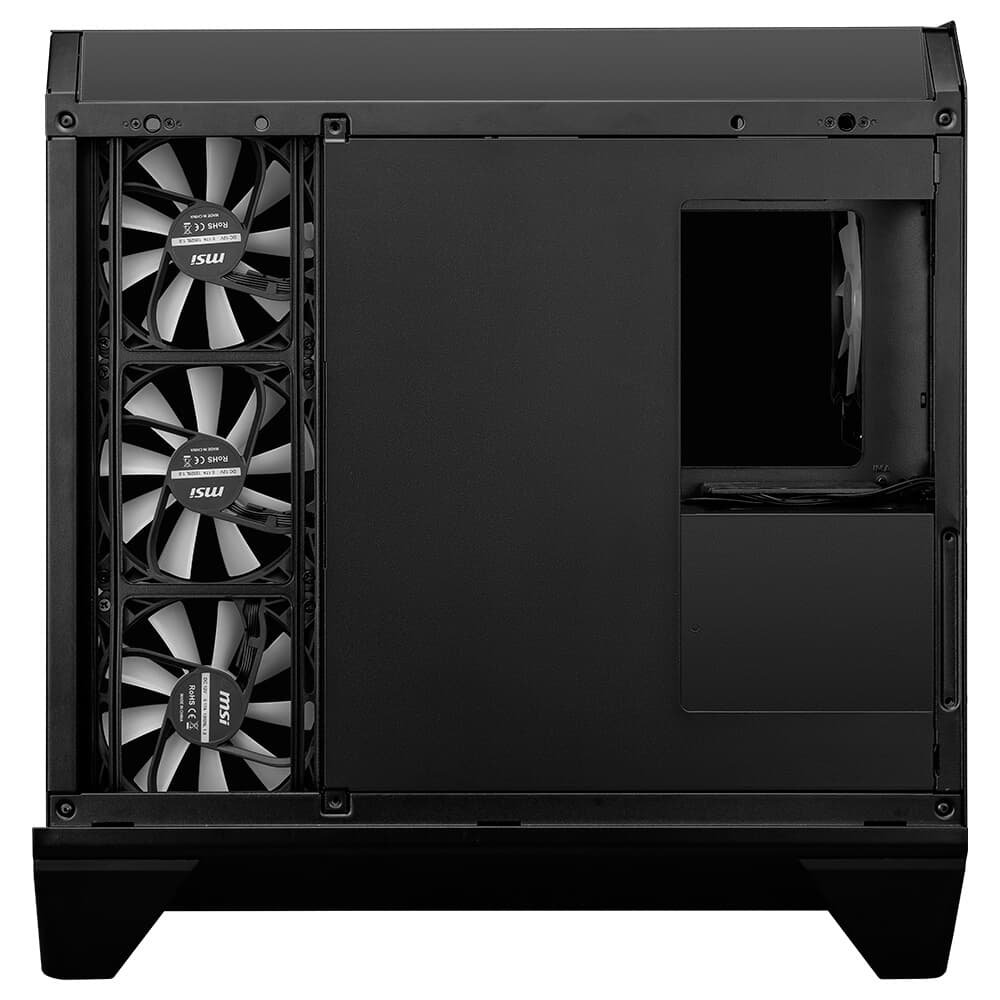 Gabinete Gamer MSI MAG Pano 120R PZ, Mid Tower, Vidro Panoramico, 4x FANs ARGB, ATX, Preto - PANO120RPZ