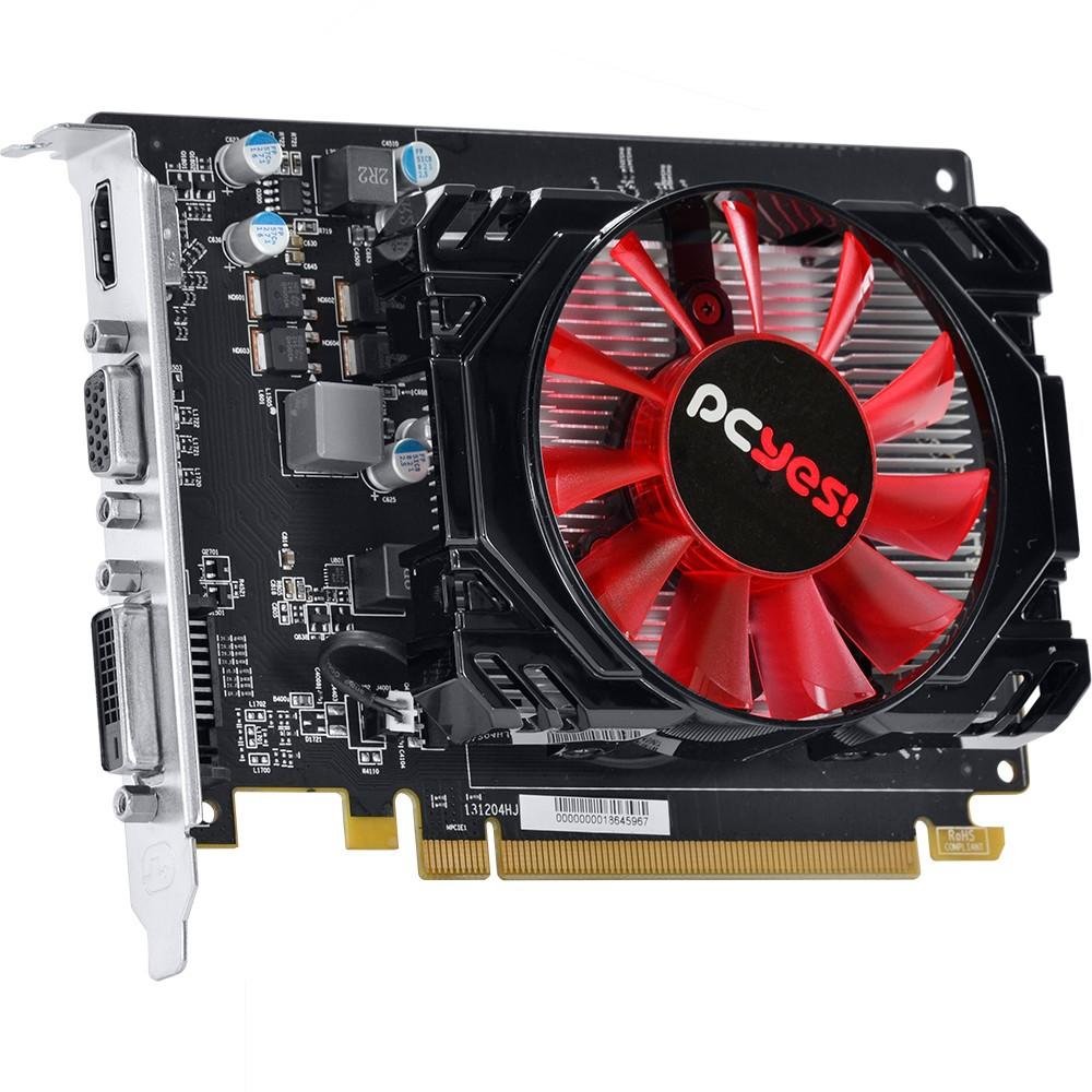 Placa de Vídeo VGA PcYes AMD Radeon R7 250 Hammer 2GB GDDR5 128 Bits H250F2G Placa de Vídeo VGA PcYes AMD Radeon R7 250 Hammer 2GB GDDR5 128 Bits H250F2G