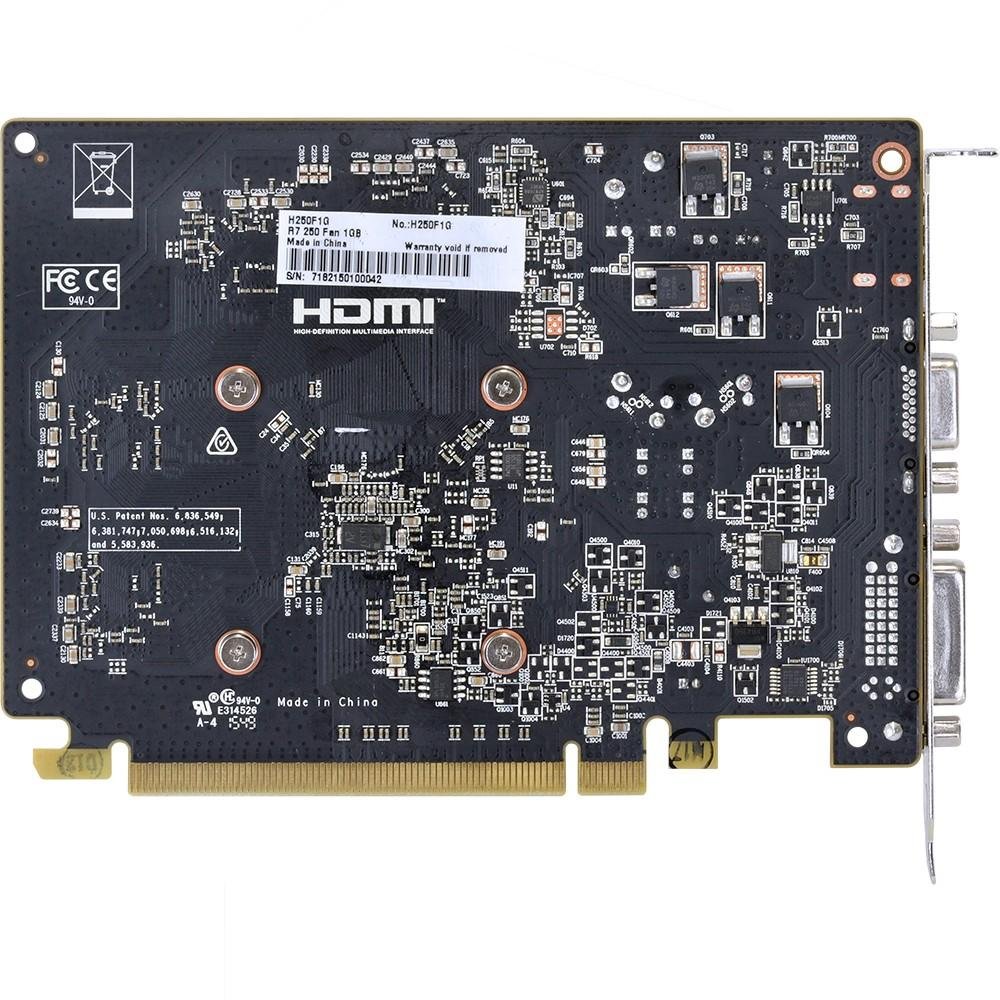 Placa de Vídeo VGA PcYes AMD Radeon R7 250 Hammer 2GB GDDR5 128 Bits H250F2G Placa de Vídeo VGA PcYes AMD Radeon R7 250 Hammer 2GB GDDR5 128 Bits H250F2G
