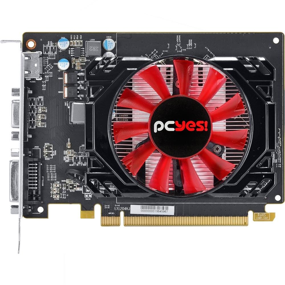 Placa de Vídeo VGA PcYes AMD Radeon R7 250 Hammer 2GB GDDR5 128 Bits H250F2G Placa de Vídeo VGA PcYes AMD Radeon R7 250 Hammer 2GB GDDR5 128 Bits H250F2G