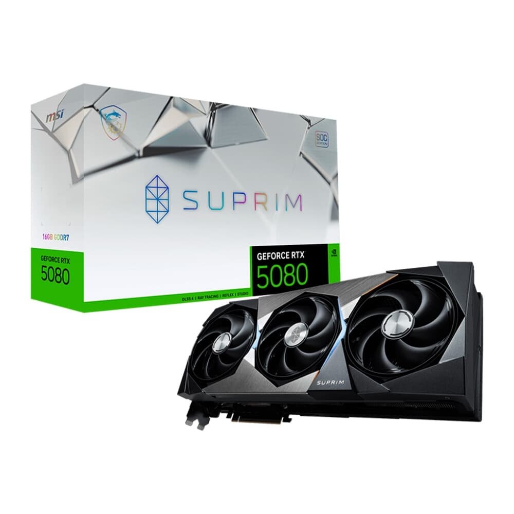 Placa de Vídeo MSI GeForce RTX 5080 16G | KaBuM!