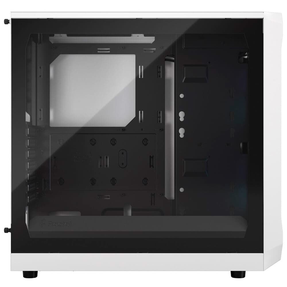 Gabinete Gamer Fractal Design Focus 2 RGB, Mid Tower, ATX, Lateral em Vidro, Branco - FD-C-FOC2A-04 Gabinete Gamer Fractal Design Focus 2 RGB, Mid Tower, ATX, Lateral em Vidro, Branco - FD-C-FOC2A-04