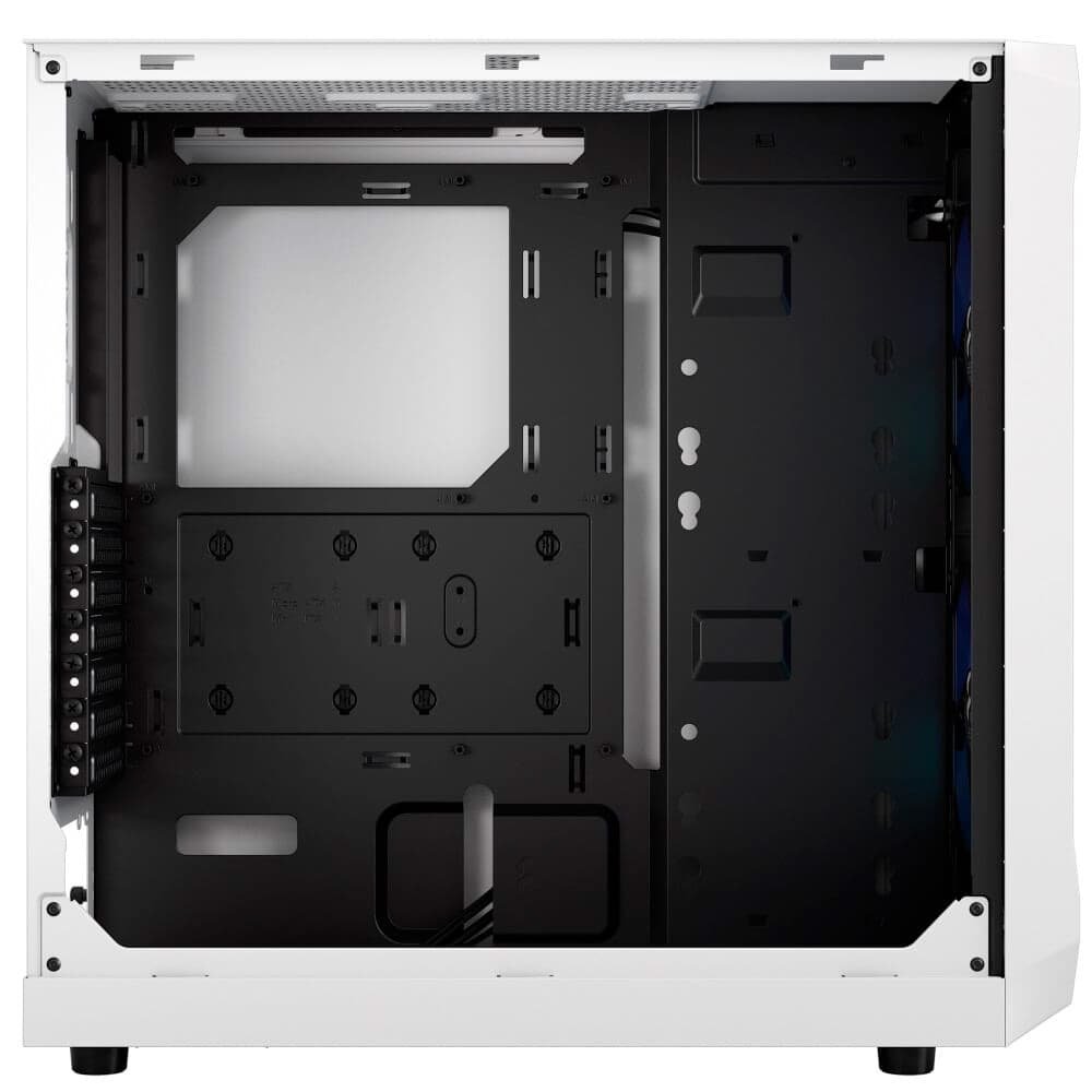 Gabinete Gamer Fractal Design Focus 2 RGB, Mid Tower, ATX, Lateral em Vidro, Branco - FD-C-FOC2A-04 Gabinete Gamer Fractal Design Focus 2 RGB, Mid Tower, ATX, Lateral em Vidro, Branco - FD-C-FOC2A-04