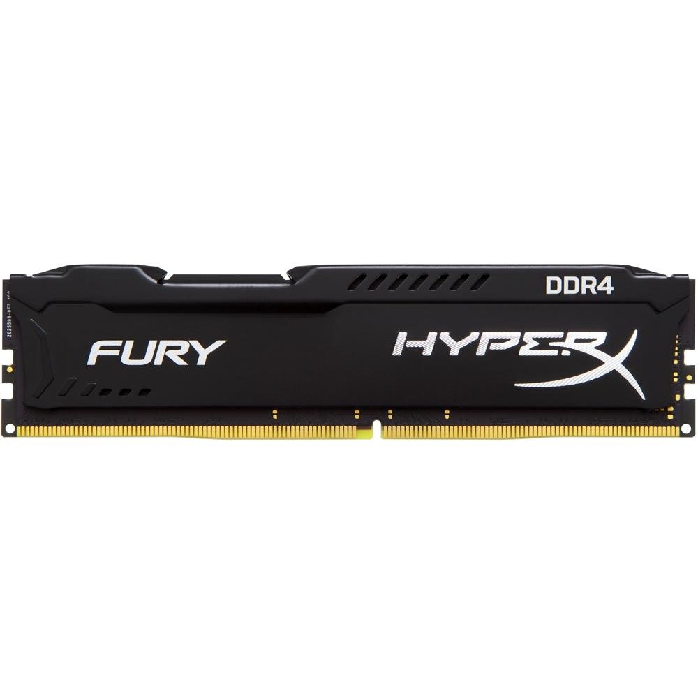 Memória HyperX Fury, 4GB, 2666MHz, DDR4, CL15, Preto - HX426C15FB/4 Memória HyperX Fury, 4GB, 2666MHz, DDR4, CL15, Preto - HX426C15FB/4