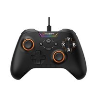 Controle Husky Hunter, Sem Fio, Compativel com PC/Android/iOS, 24 Botões Programáveis, RGB, Preto - HJK002PT Controle Husky Hunter, Sem Fio, Compativel com PC/Android/iOS, 24 Botões Programáveis, RGB, Preto - HJK002PT