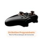 Controle Husky Hunter, Com Fio, Compativel com PC/Android/iOS, 24 Botões Programáveis, RGB, Preto - HJK001PT